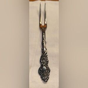 Vintage Roger’s Brothers Silver Plate Pickle Olive Fork 4.5”